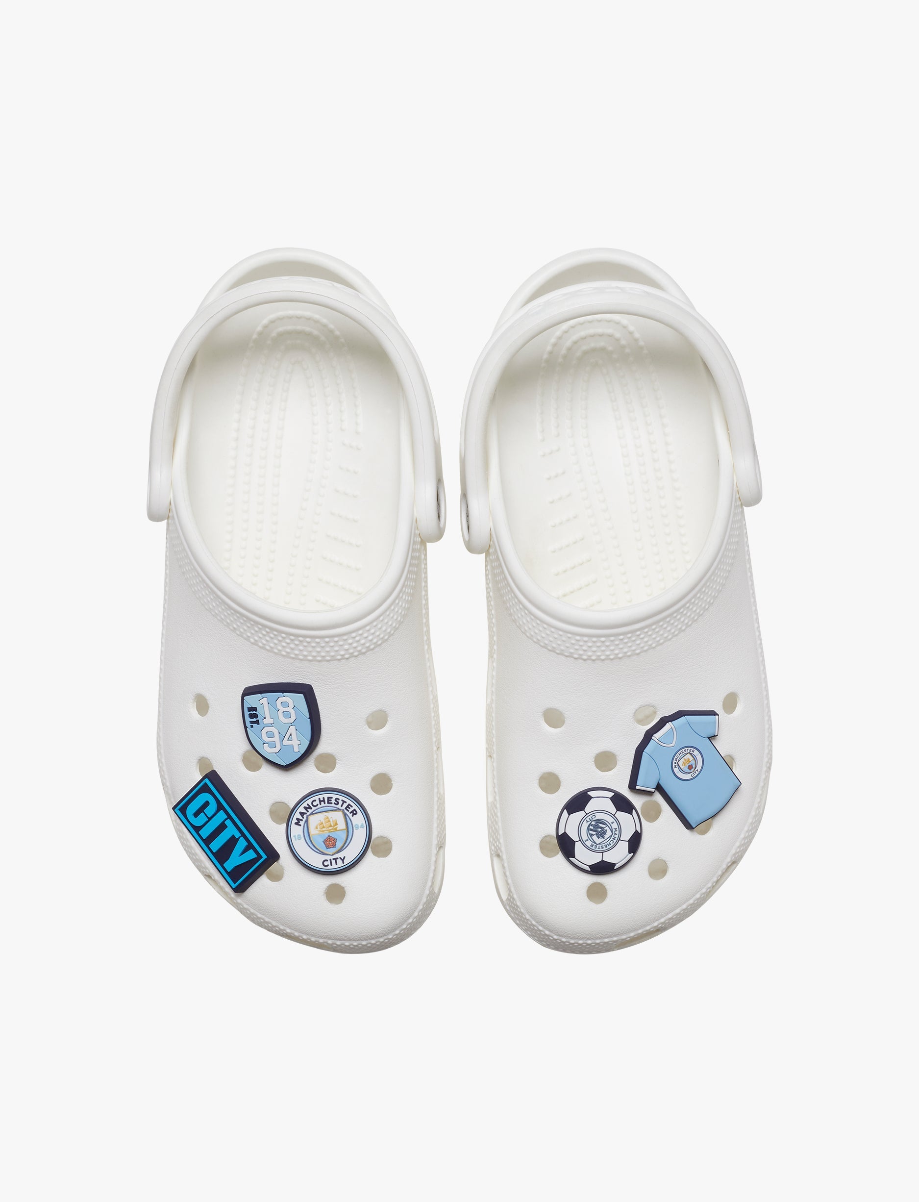 Crocs Jibbitz Manchester City - מארז 5 ג'יביטים קרוקס