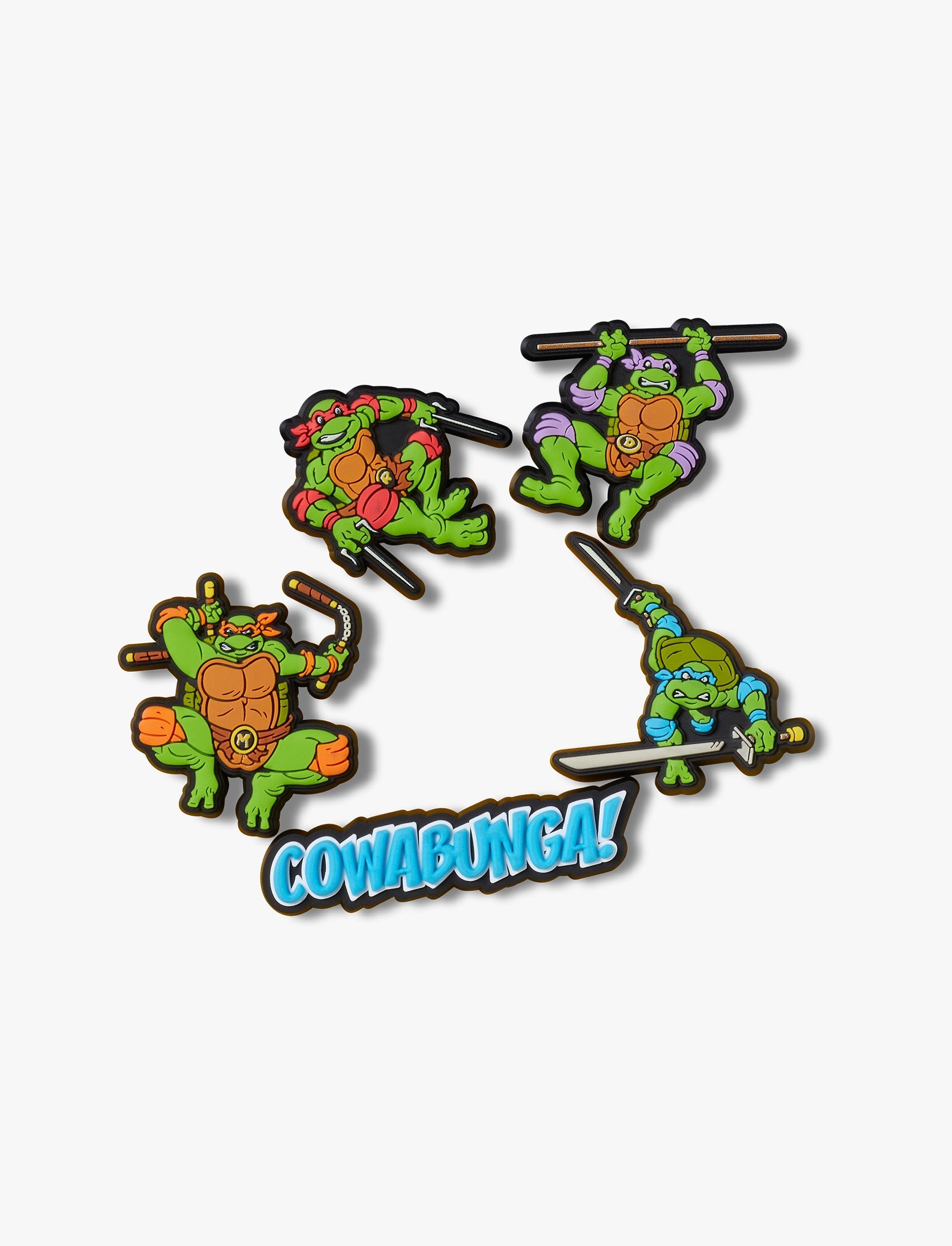 Crocs Jibbitz TMNT - מארז 5 ג'יביטים קרוקס