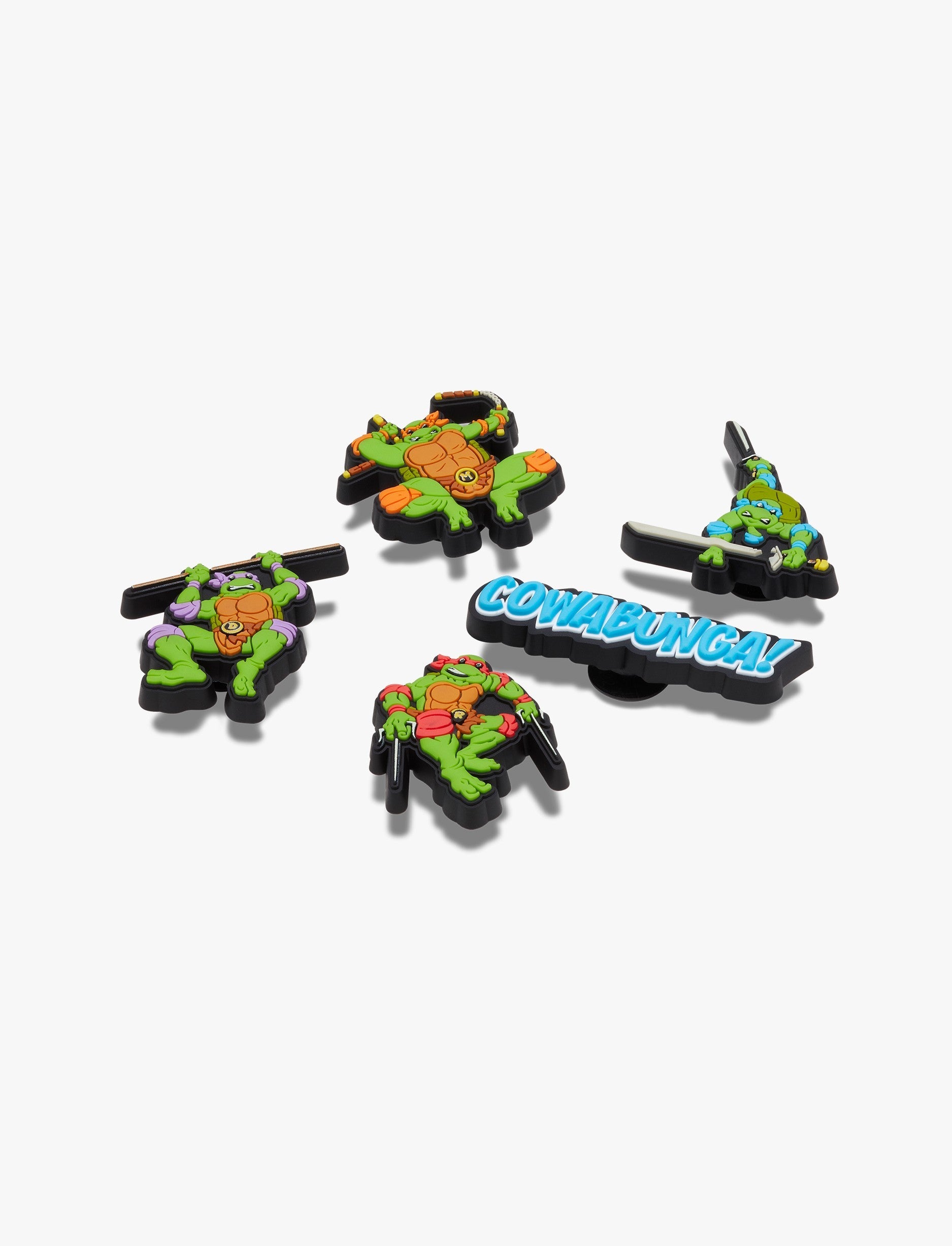 Crocs Jibbitz TMNT - מארז 5 ג'יביטים קרוקס