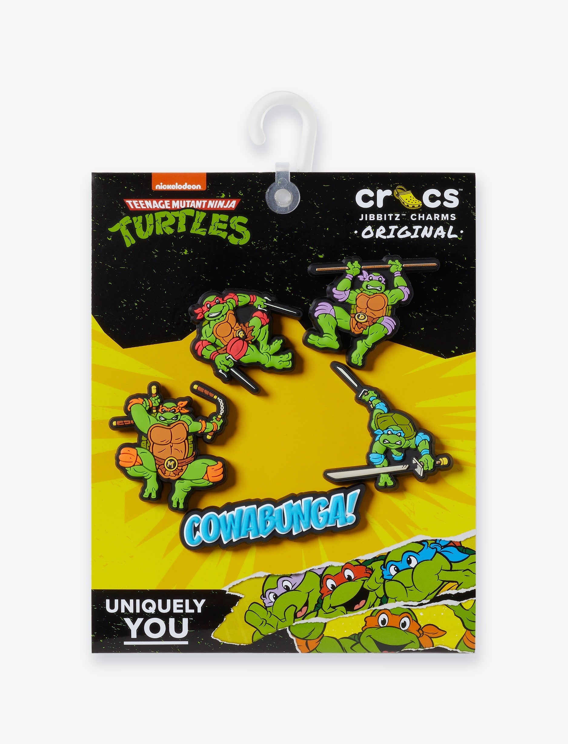 Crocs Jibbitz TMNT - מארז 5 ג'יביטים קרוקס