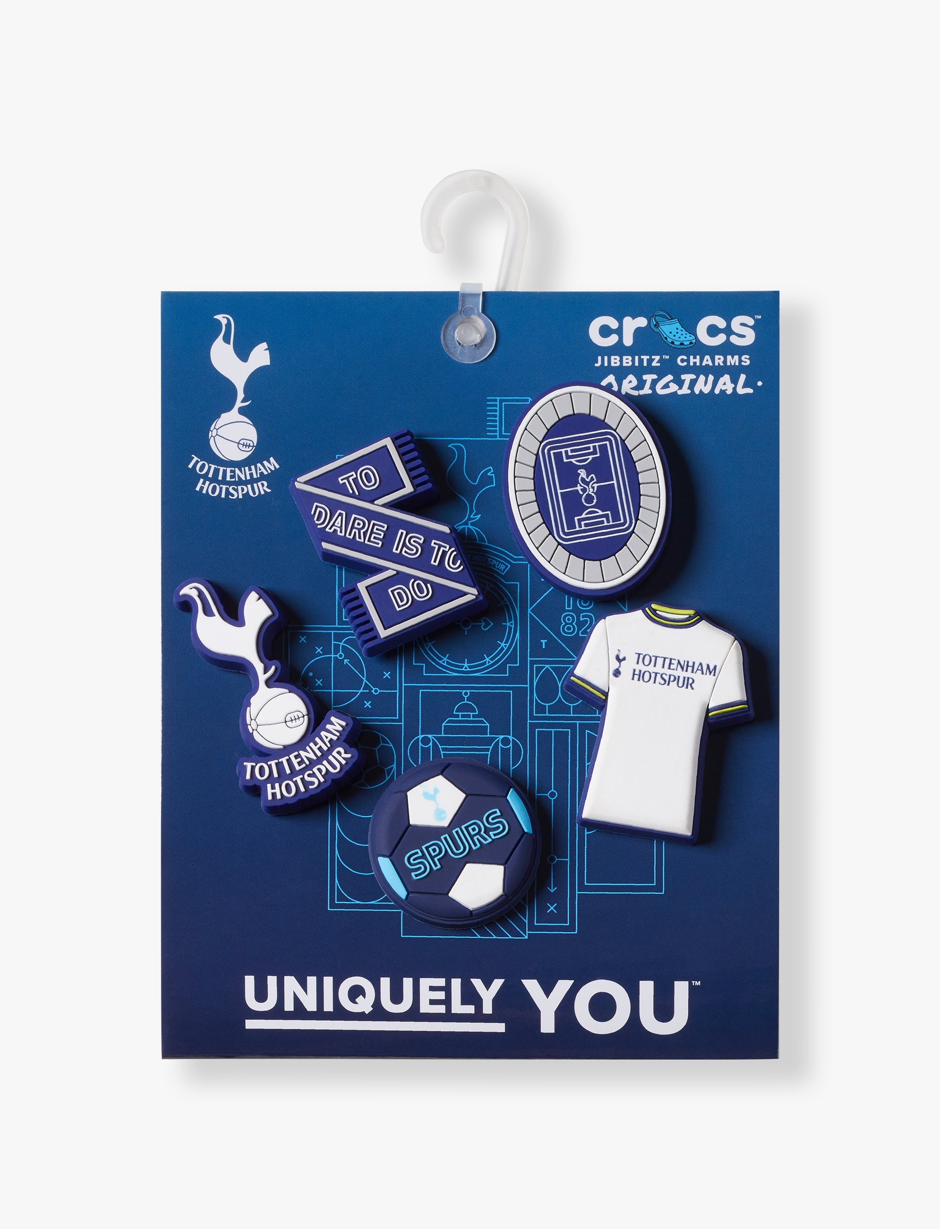 Crocs Jibbitz Tottenham - מארז 5 ג'יביטים קרוקס