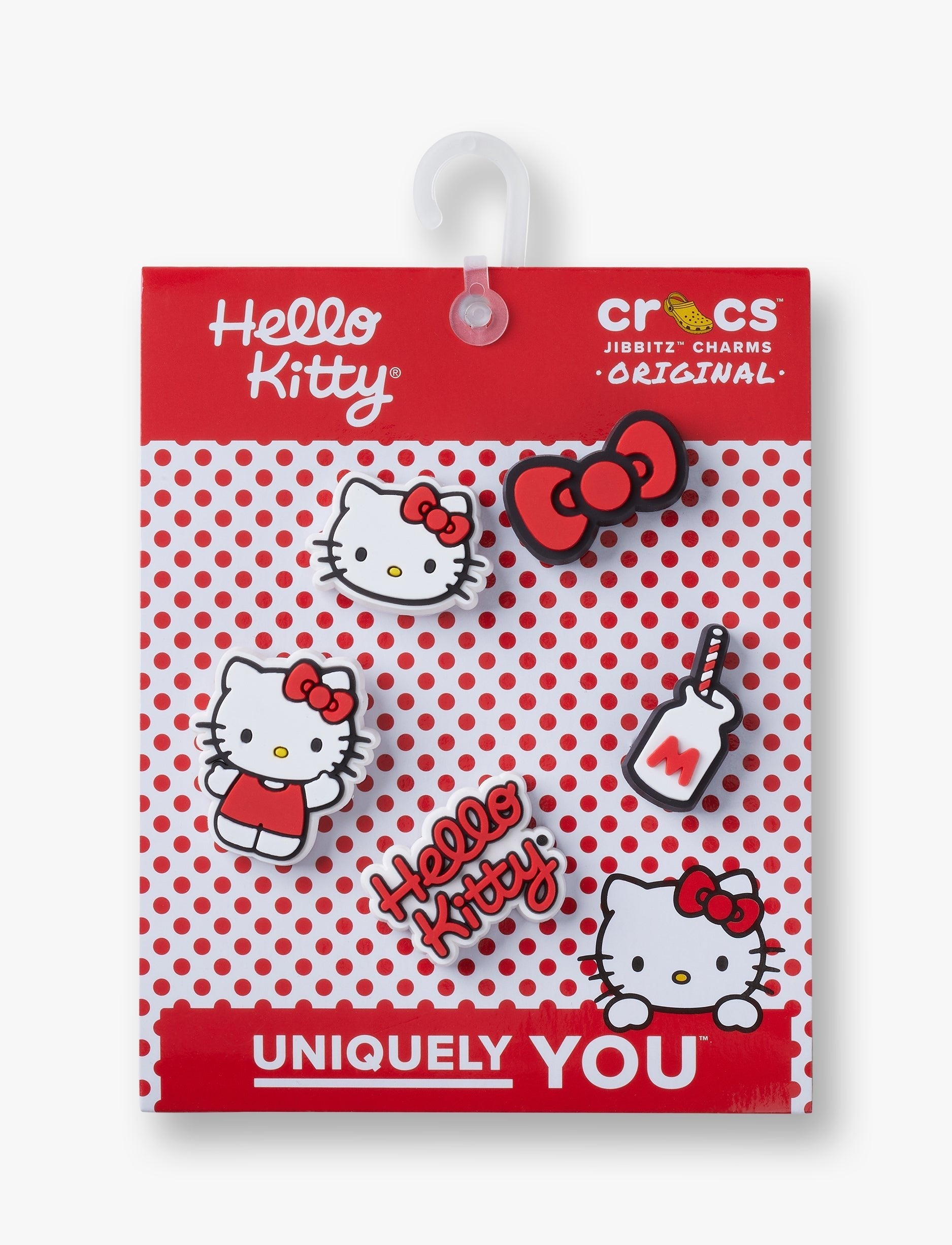Crocs Hello Kitty - מארז 5 ג'יביטים קרוקס