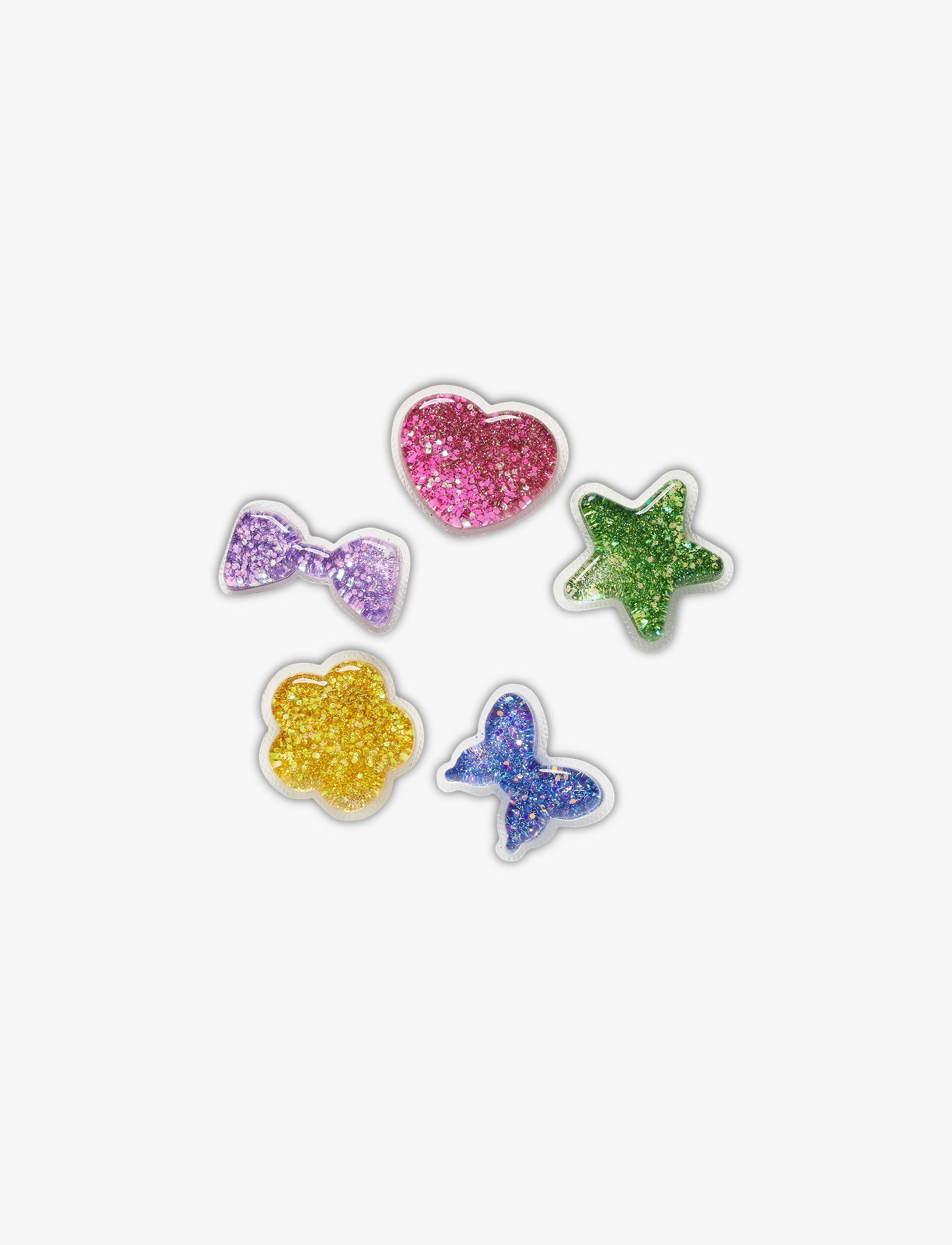 Crocs Jibbitz Squish Shapes - מארז 5 ג'יביטים קרוקס