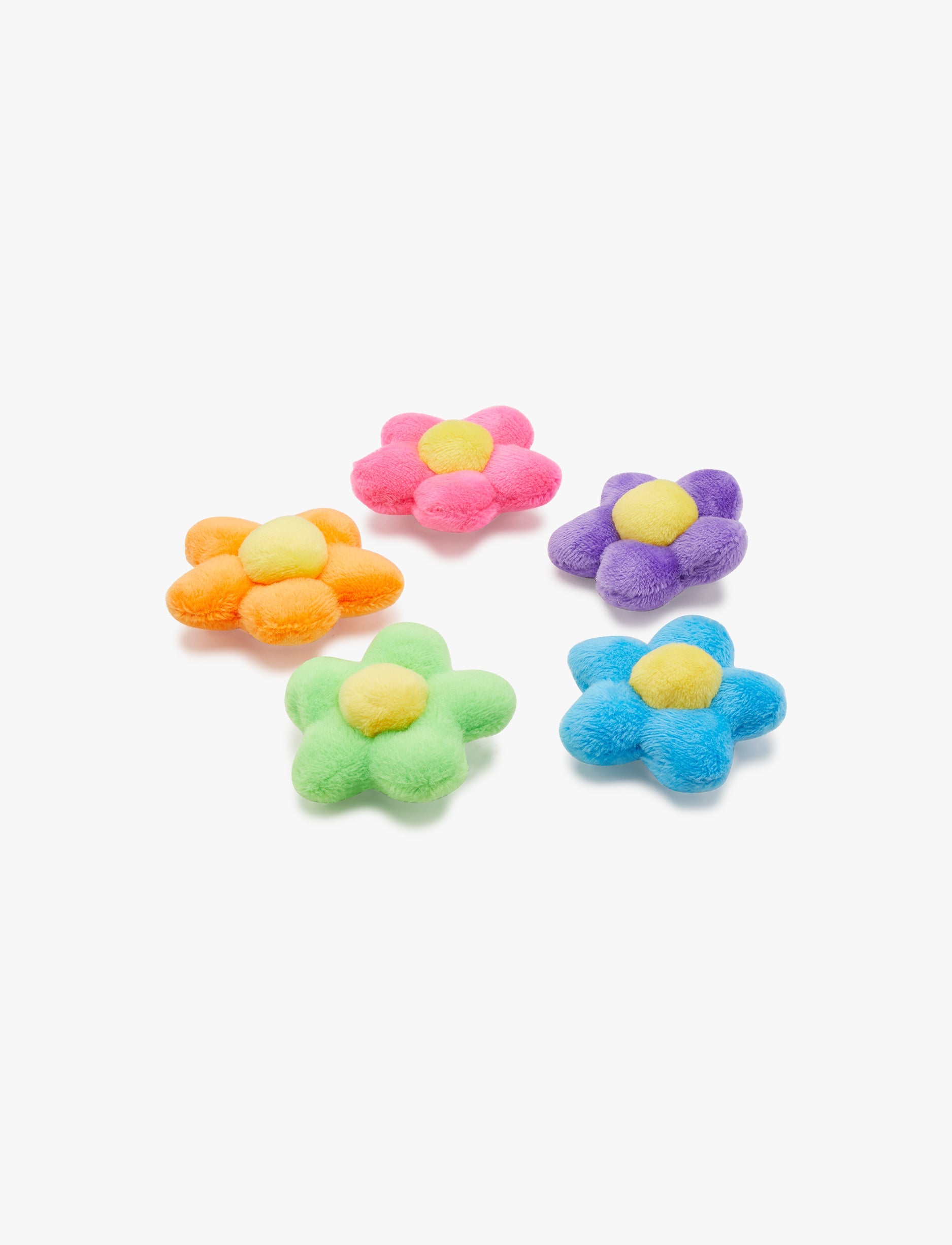 Crocs Jibbitz Plush Flower Power - מארז 5 ג'יביטים קרוקס