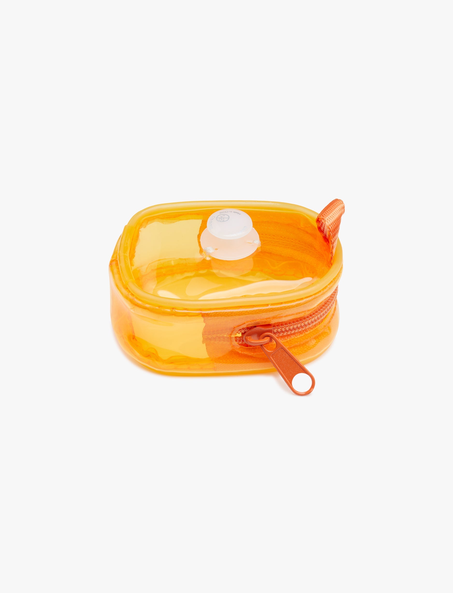 Crocs Jibbitz Festival Clear Pouch - ג'יביט קרוקס פאוץ' כתום שקוף