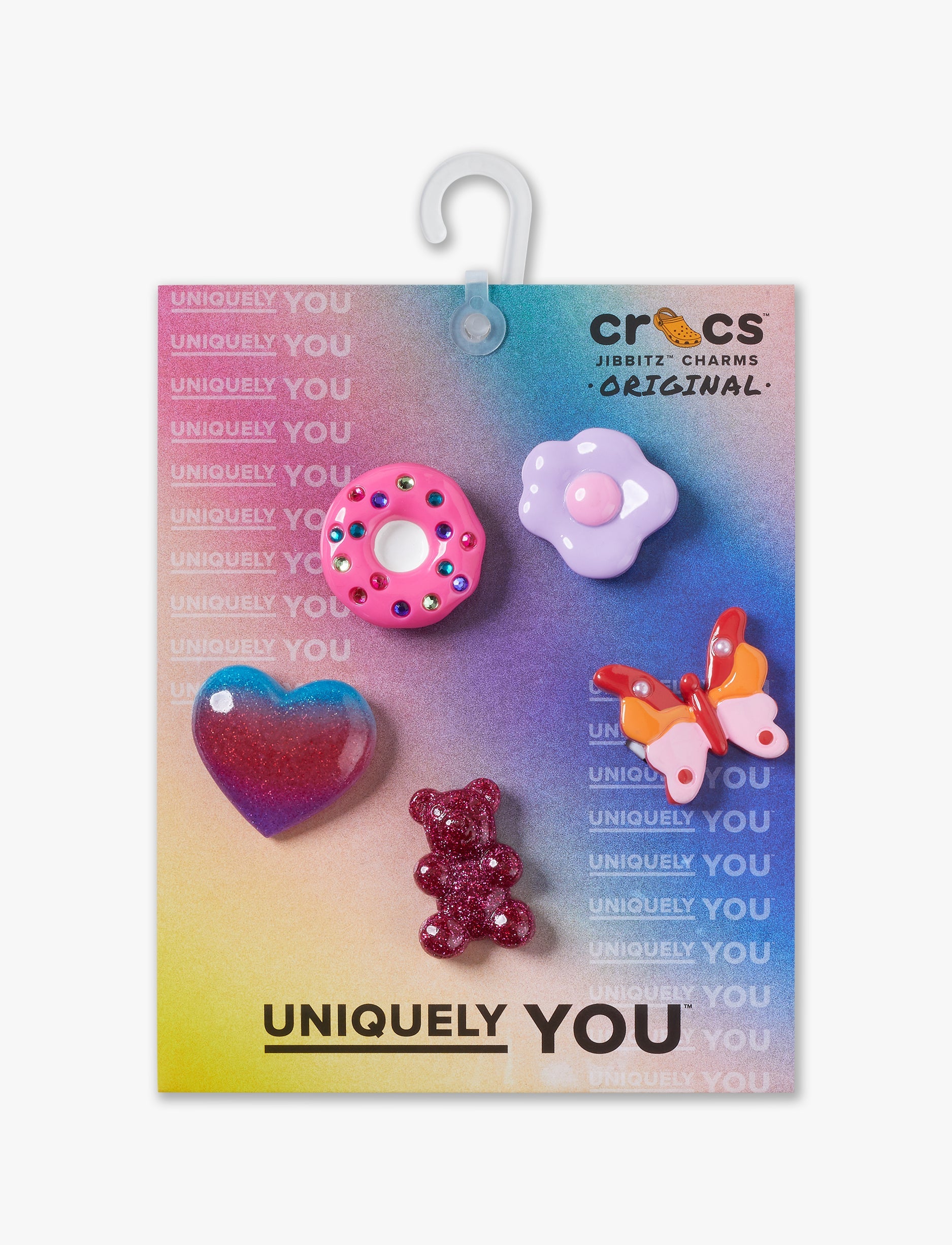 Crocs Purple and Pink Fun - מארז 5 ג'יביטים קרוקס