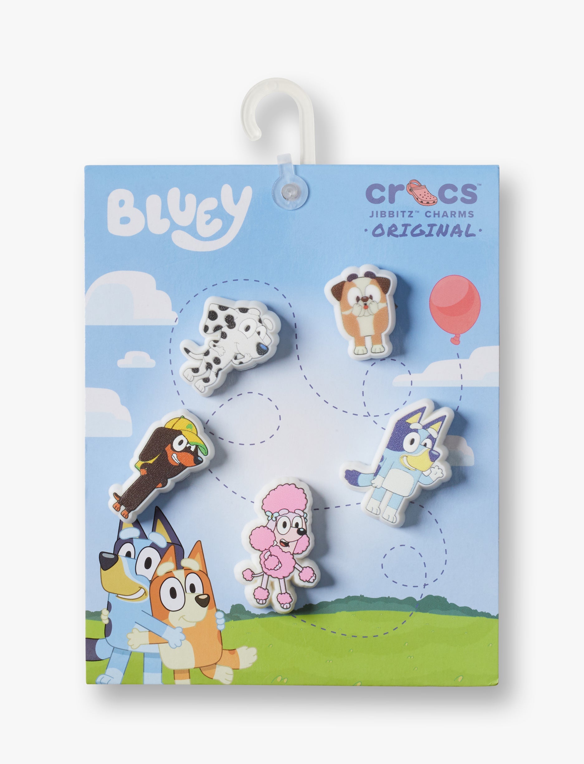 Crocs Jibbitz Bluey - מארז 5 ג'יביטים קרוקס