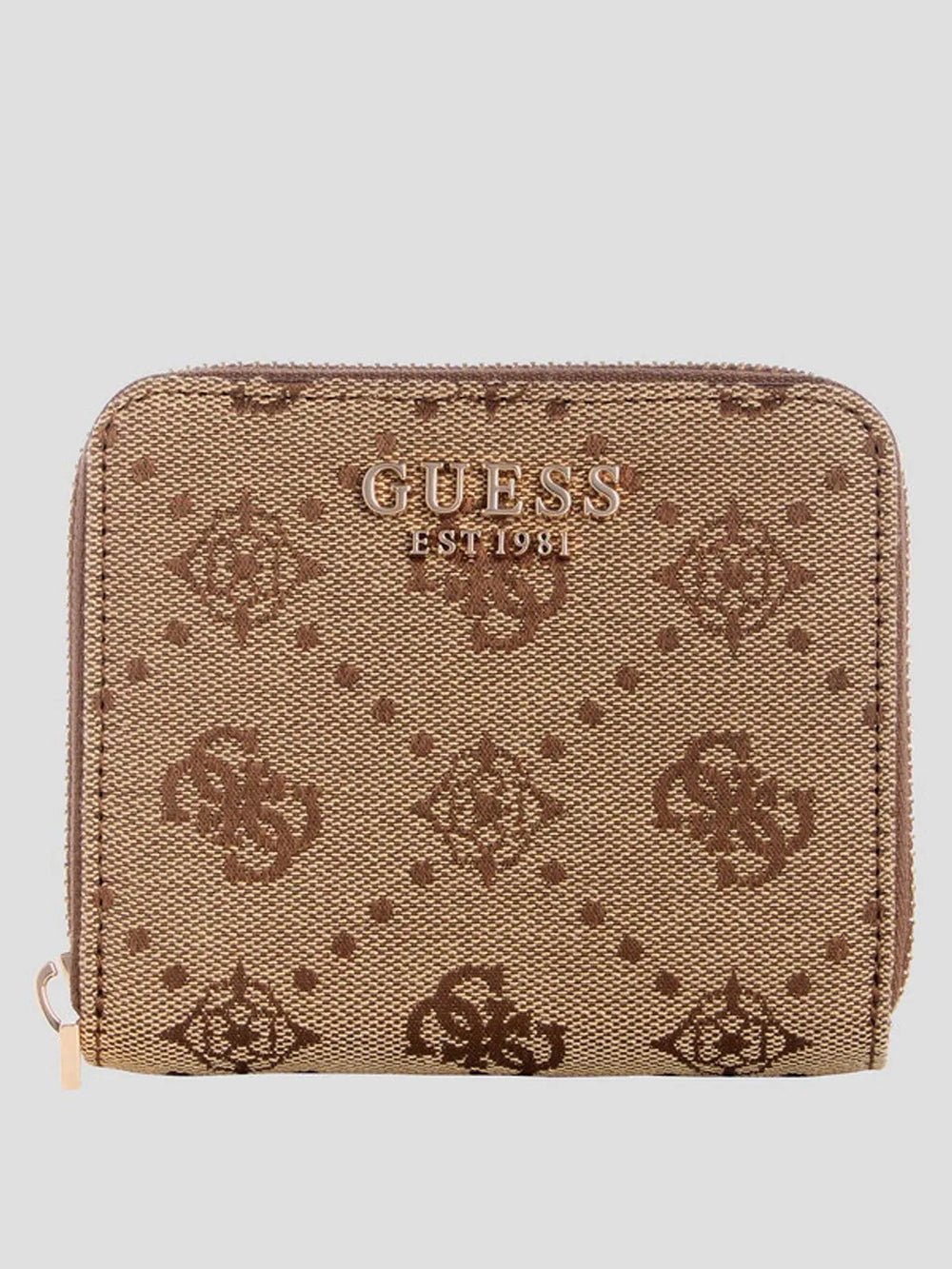 ארנק Guess Melinda Logo Slg Sml Zip Arnd נשים