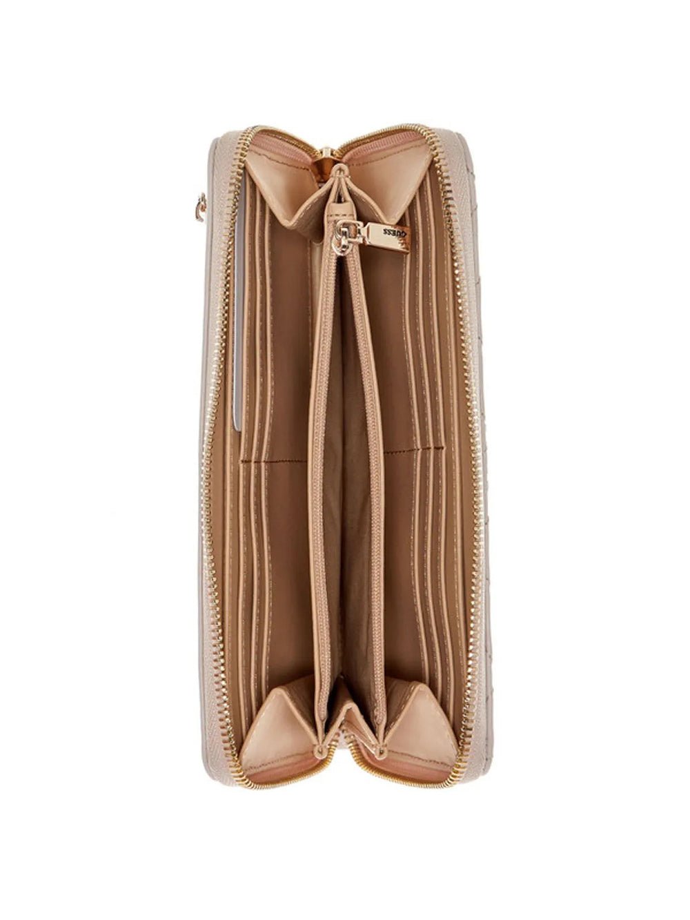 ארנק Guess Melinda Logo Slg Lrg Zip Arnd נשים