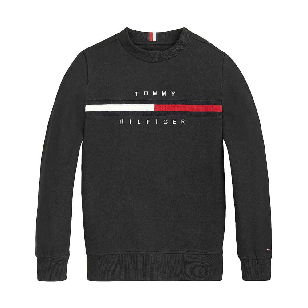 סווטשירט טומי הילפיגר B Flag Rib Insert Sweatshirt בנים
