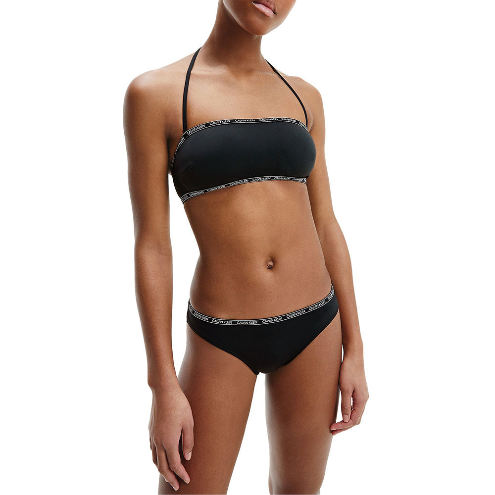 טופ בגד ים קלווין קליין Top Bandeau-Rp נשים