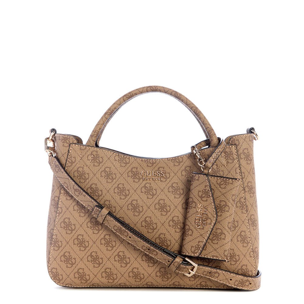 תיק Guess Brenton Sml Girlfriend Satchel נשים