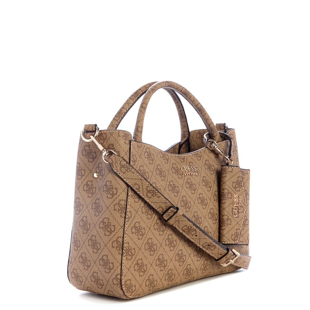 תיק Guess Brenton Sml Girlfriend Satchel נשים