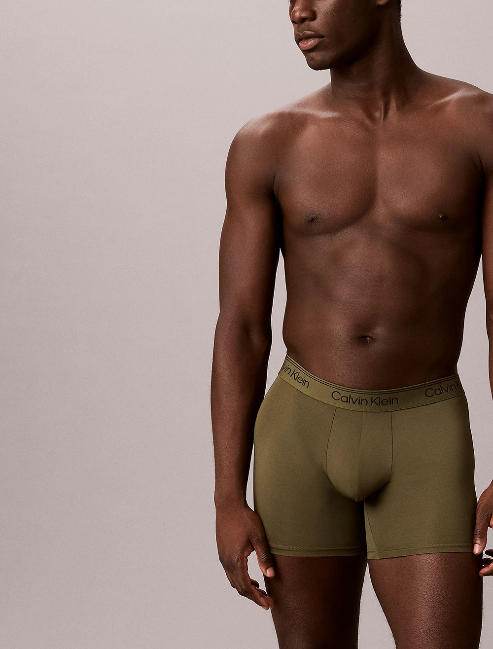 מארז שלשיית תחתוני קלווין קליין 3 Pack Boxer Briefs - Microfibre Stretch גברים