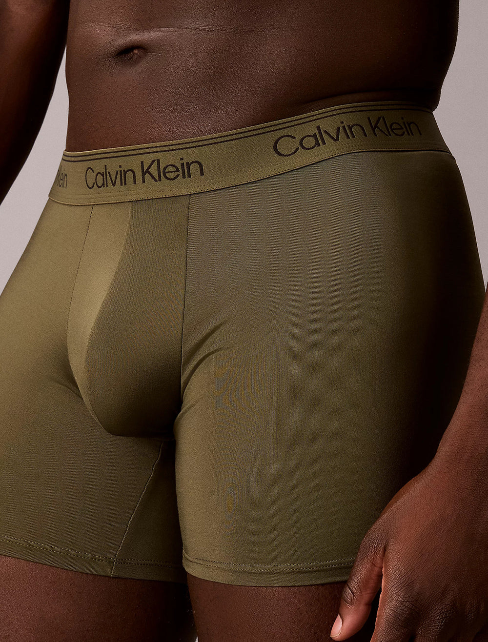 מארז שלשיית תחתוני קלווין קליין 3 Pack Boxer Briefs - Microfibre Stretch גברים