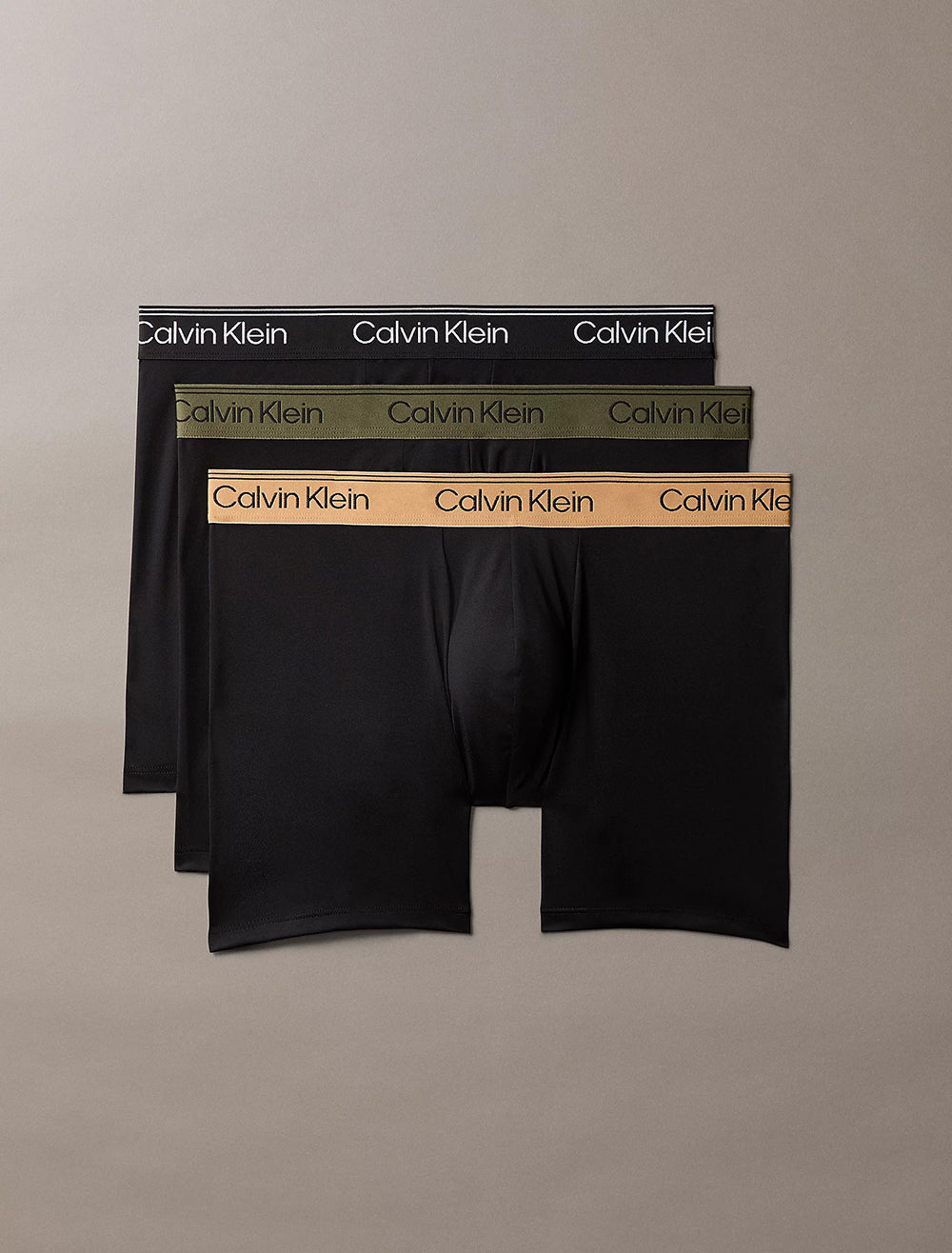 תחתוני קלווין קליין 3 Pack Boxer Briefs - Microfibre Stretch גברים