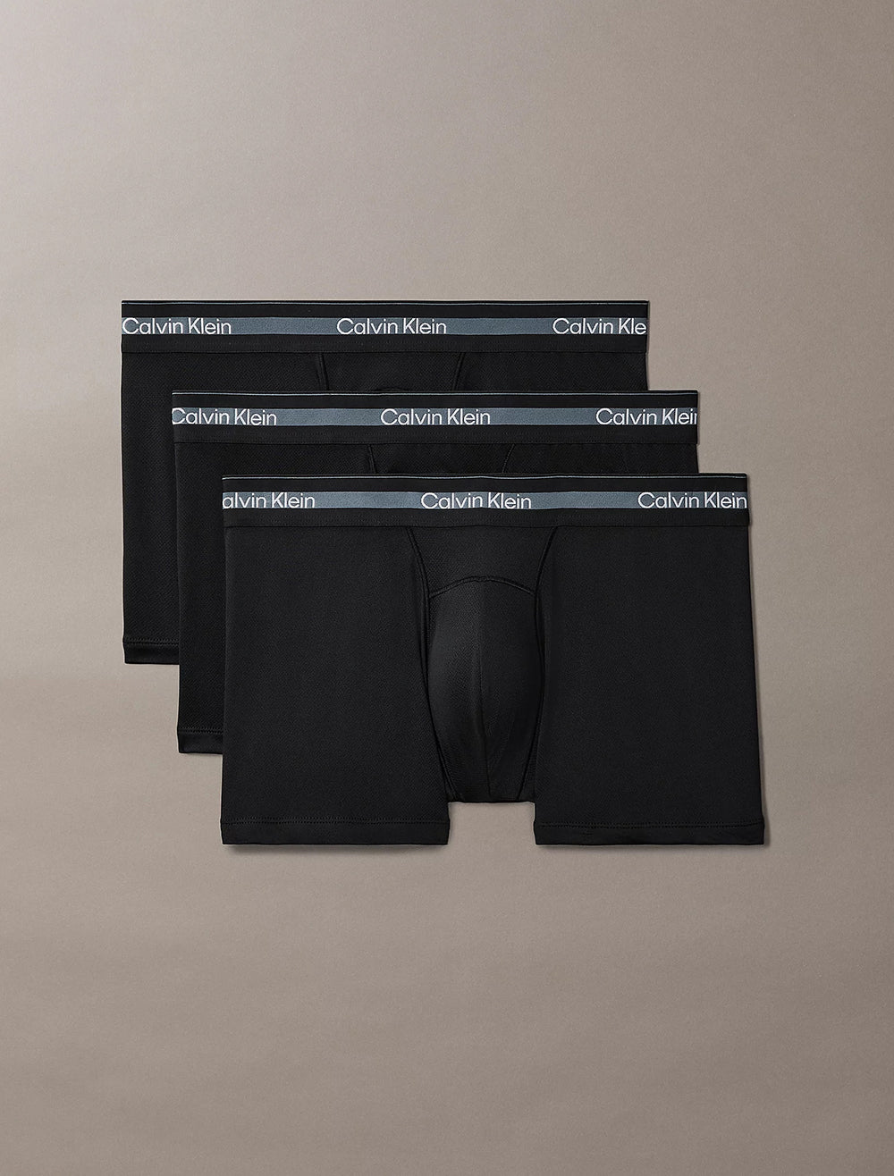 מארז שלישיית תחתוני קלווין קליין 3 Pack Trunks - Icon Active Mesh גברים