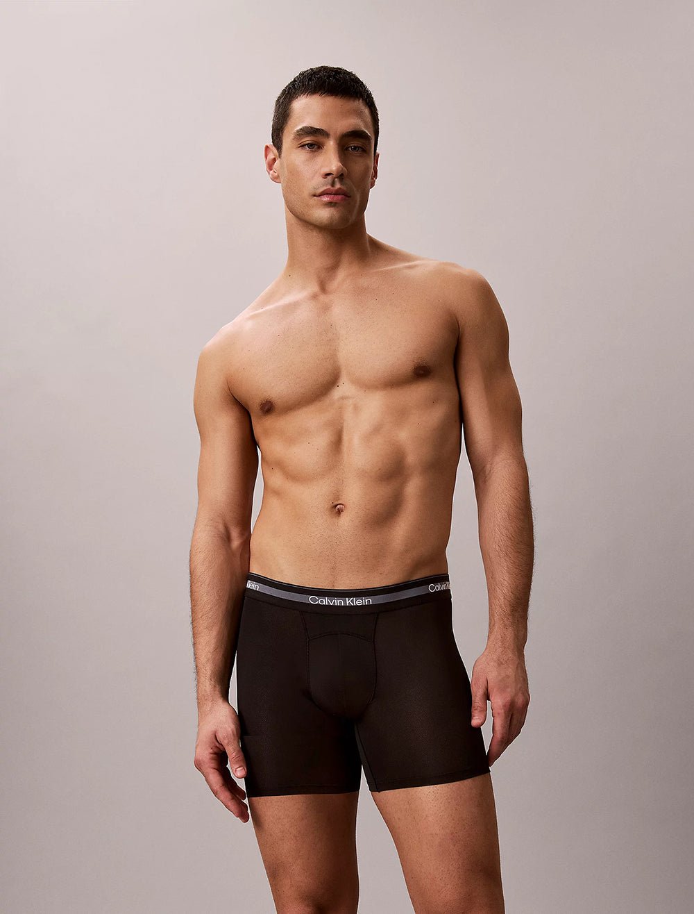 תחתוני קלווין קליין 3 Pack Boxer Briefs - Icon Active Mesh גברים - ck-LV00NB4537-UB1-XS