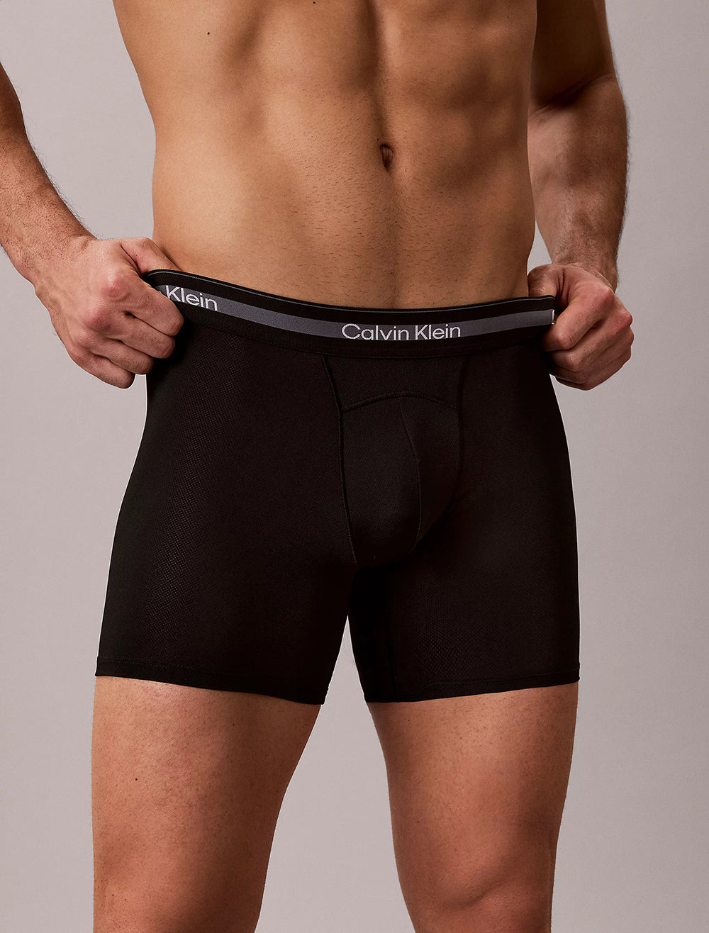 תחתוני קלווין קליין 3 Pack Boxer Briefs - Icon Active Mesh גברים