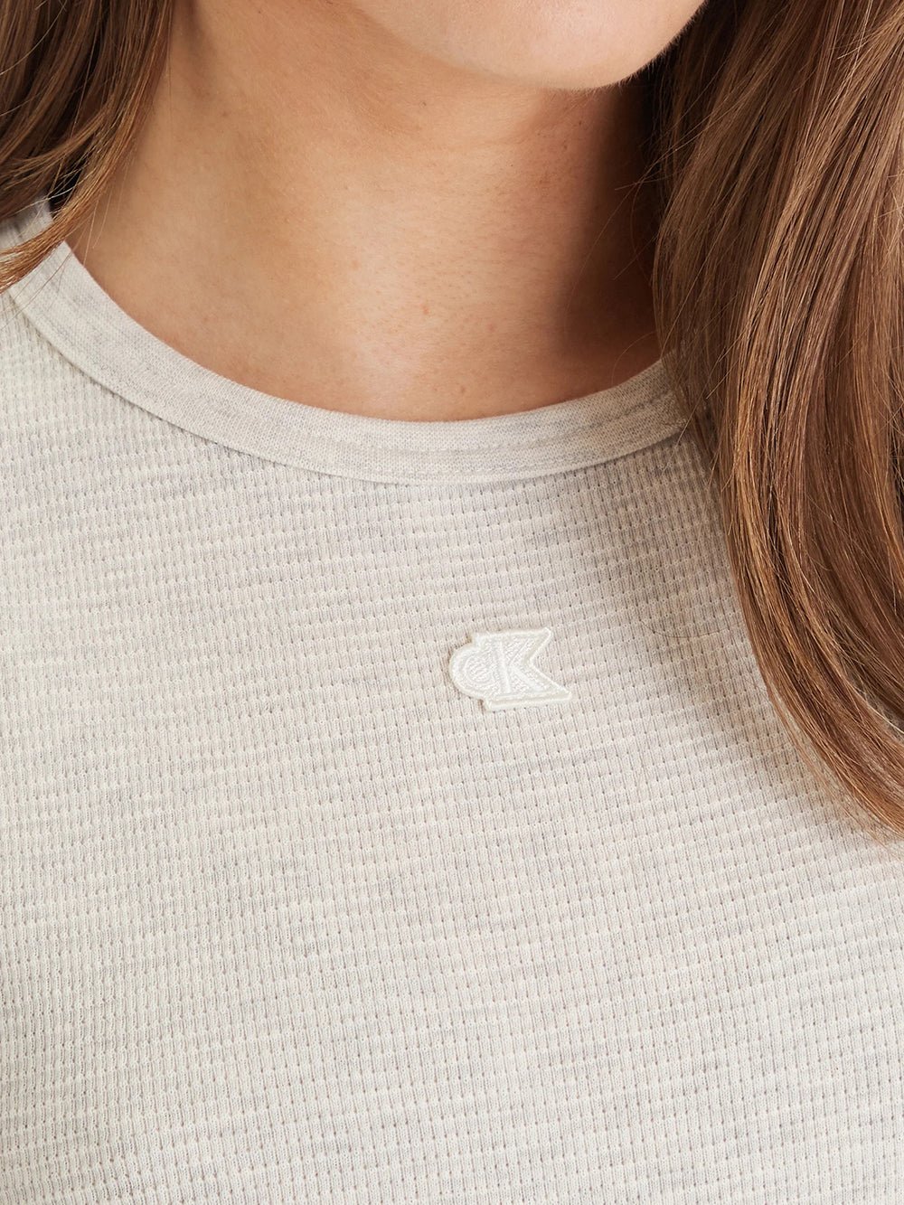 גופיה קלווין קליין Monogram Patch Waffle נשים