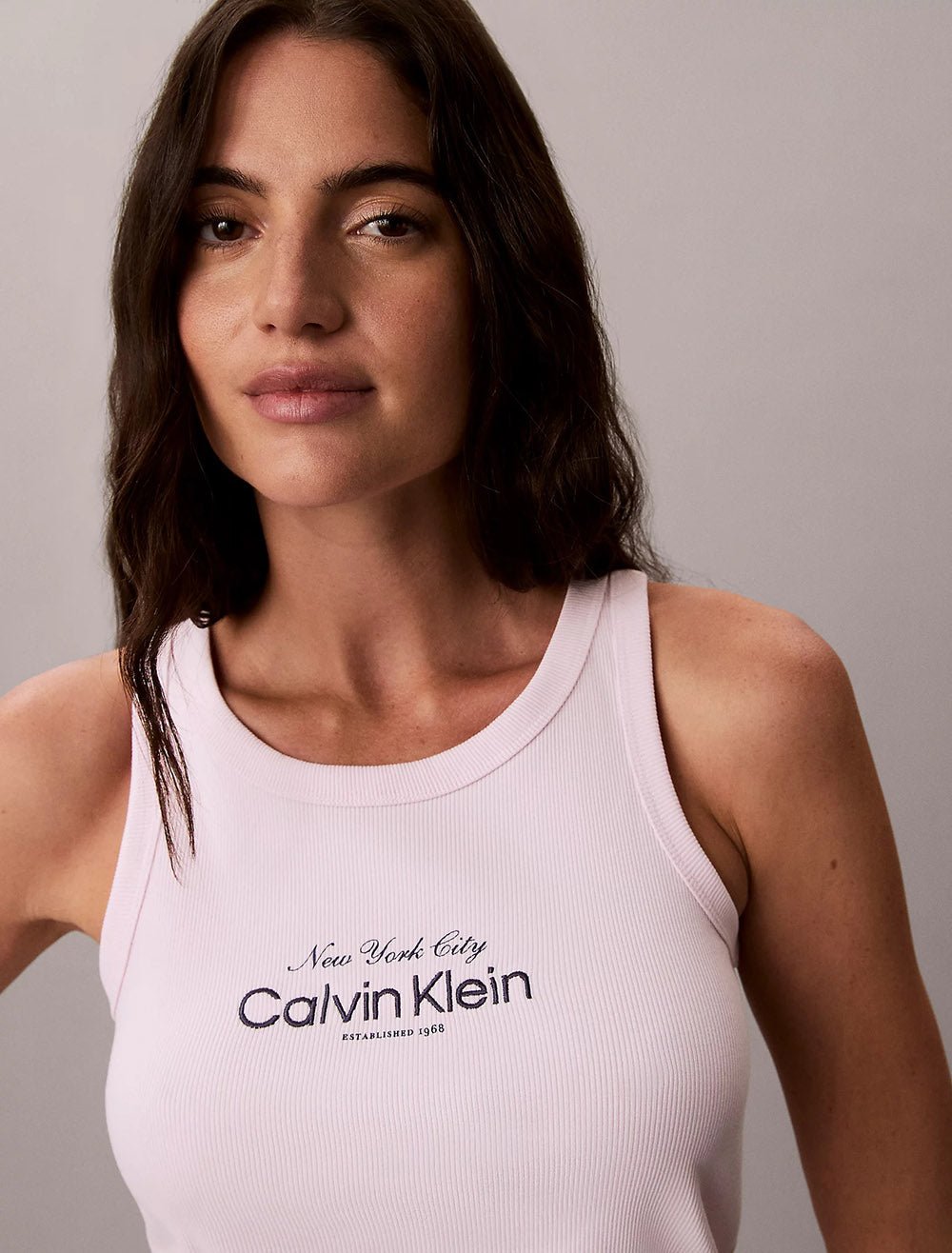 גופיה קלווין קליין Slim Ribbed Cotton נשים