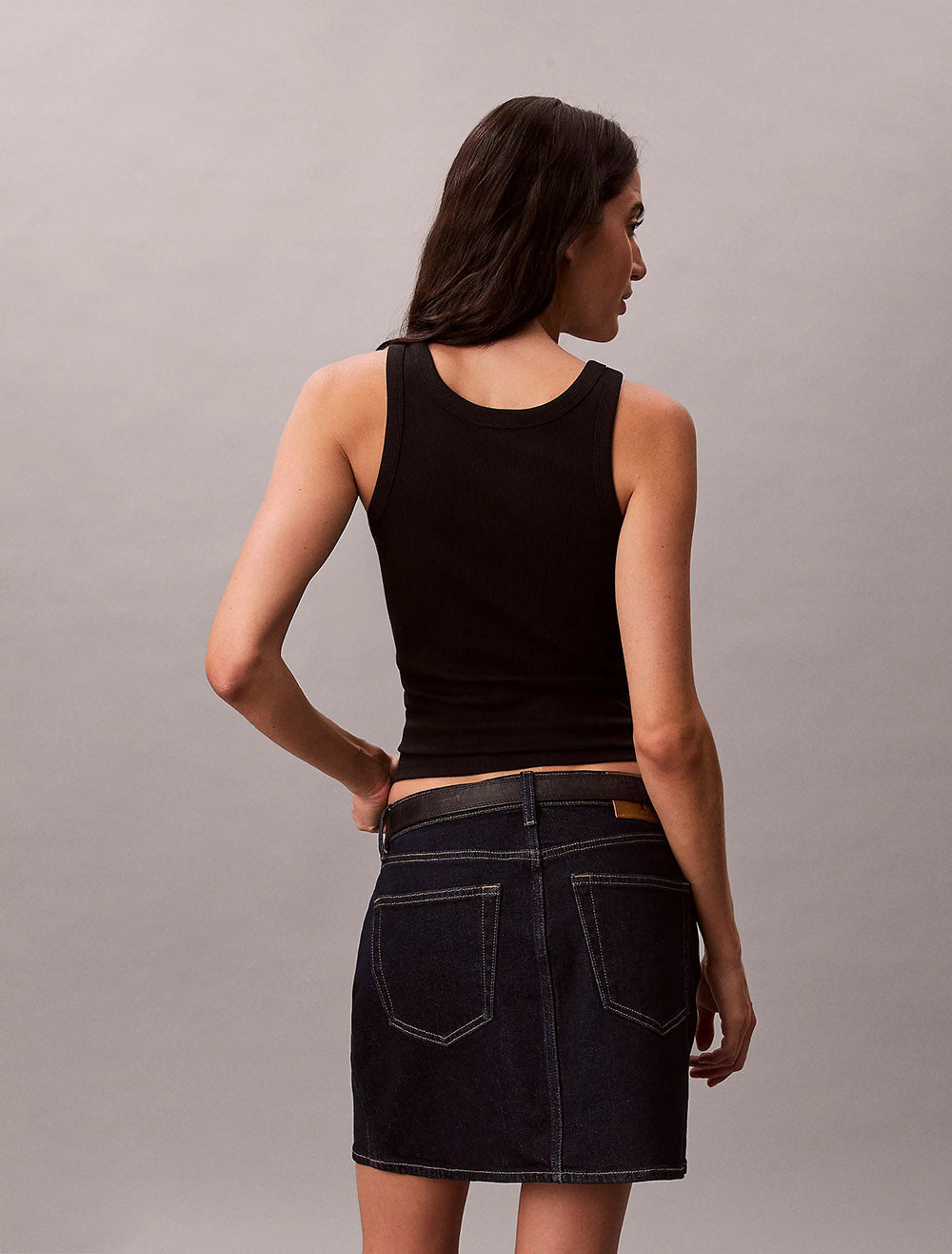 גופיה קלווין קליין Slim Ribbed Cotton נשים