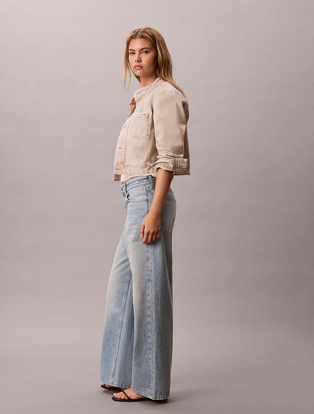ג'ינס קלווין קליין Low Rise Baggy Jeans נשים