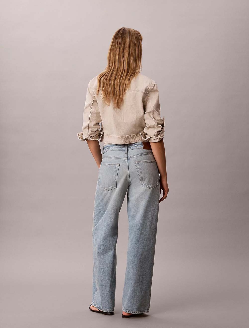 ג'ינס קלווין קליין Low Rise Baggy Jeans נשים