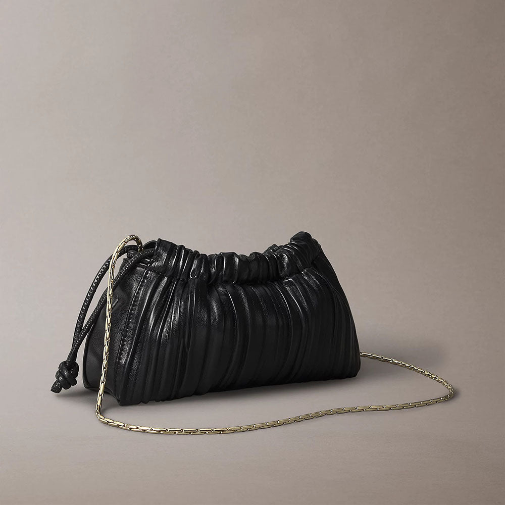 תיק קלווין קליין Mini Crossbody Im Plissee-Look נשים