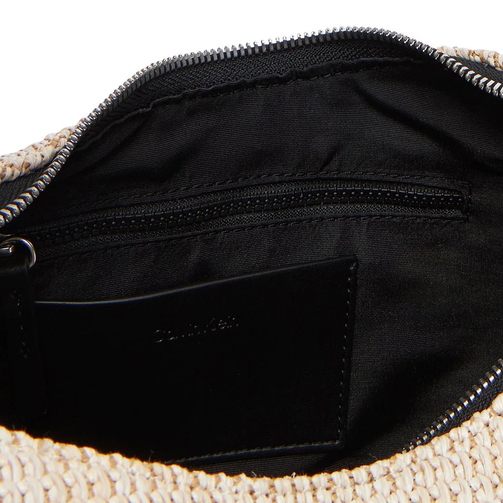 תיק קלווין קליין Raffia Hobo נשים