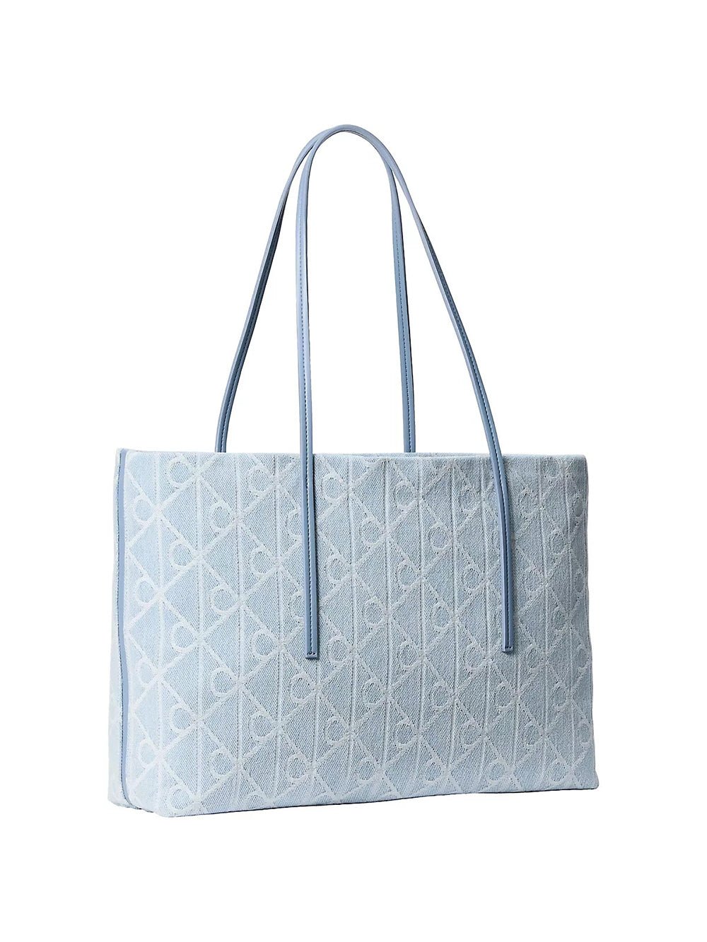תיק קלווין קליין Emblem Aop Denim Tote W Pouch נשים