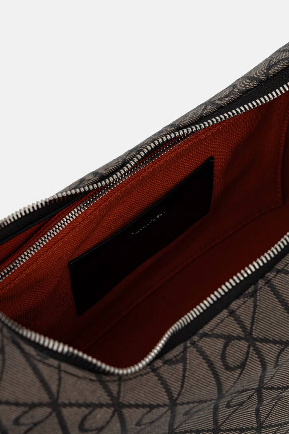 תיק קלווין קליין Emblem Jacquard Shoulder Bag נשים