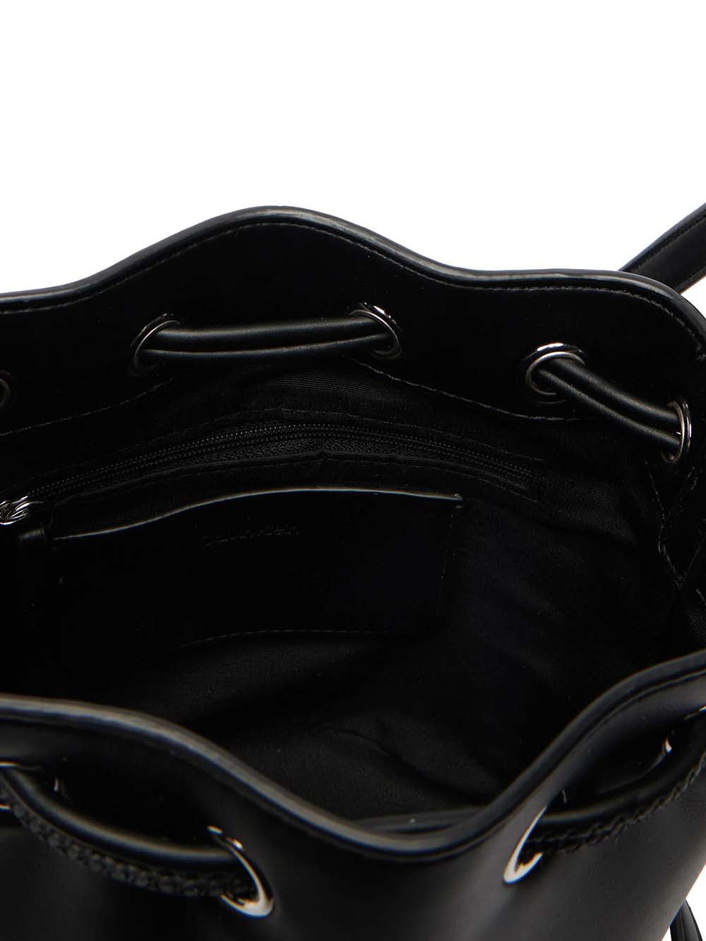 תיק קלווין קליין Emblem Jacquard Bucket Bag נשים