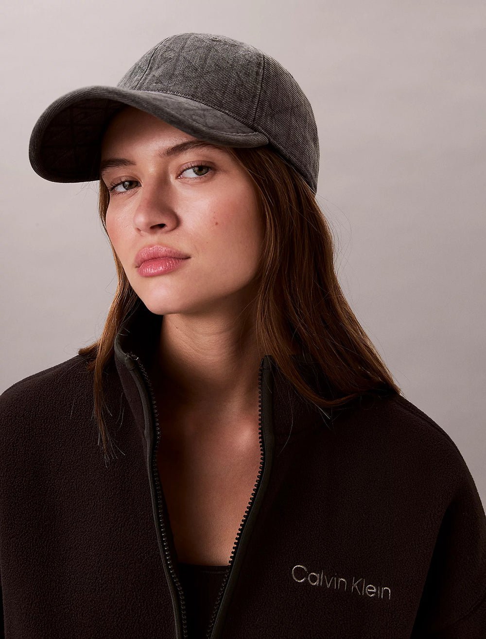 כובע קלווין קליין Burnout Emblem Logo Denim נשים