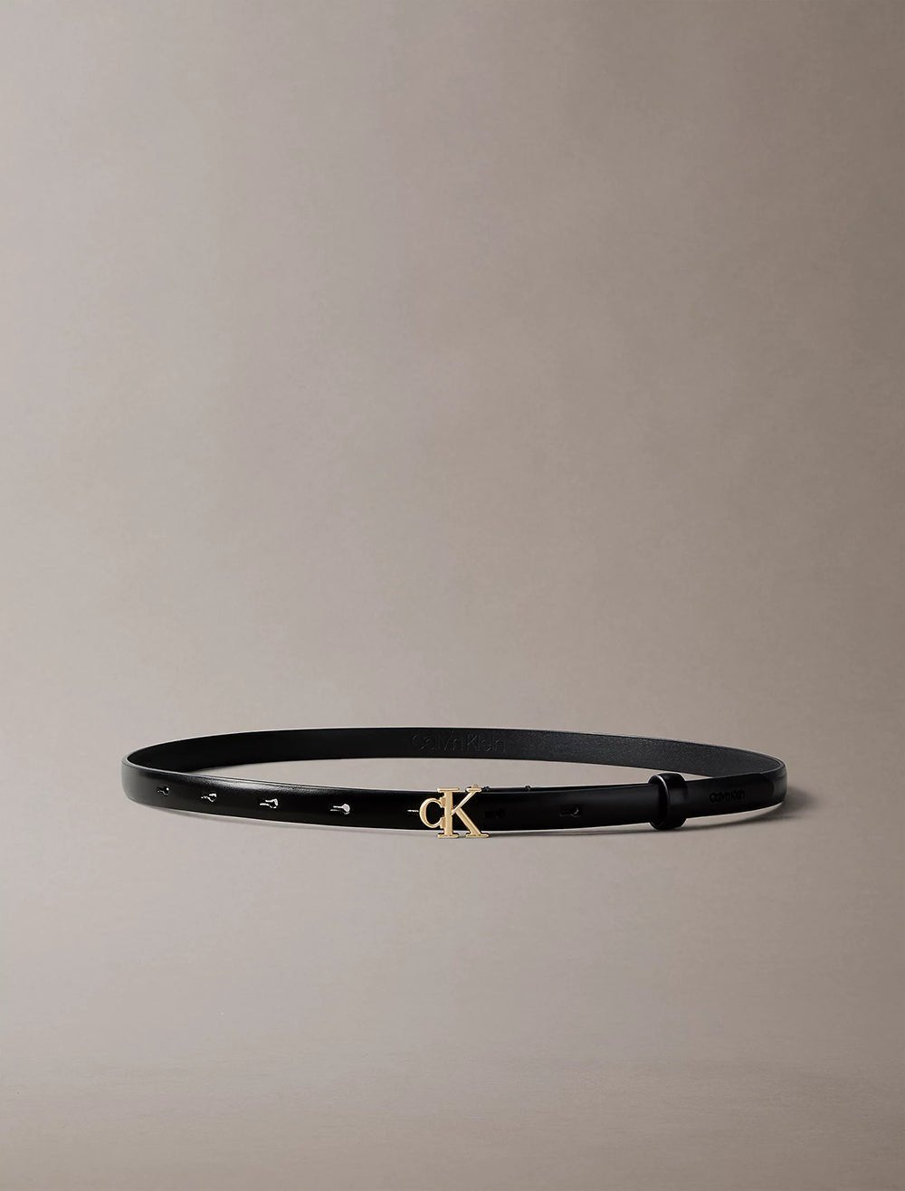 חגורה קלווין קליין Skinny Leather Monogram Logo נשים - ck-LV04F7085G-YIH-85CM