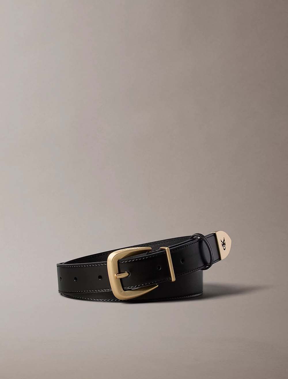 חגורה קלווין קליין HW End Tip Buckle 30mm Belt נשים