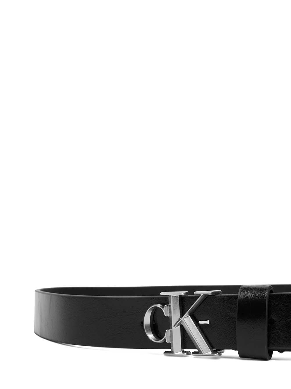 חגורה קלווין קליין Buckle Glossy Strap 25mm Belt נשים