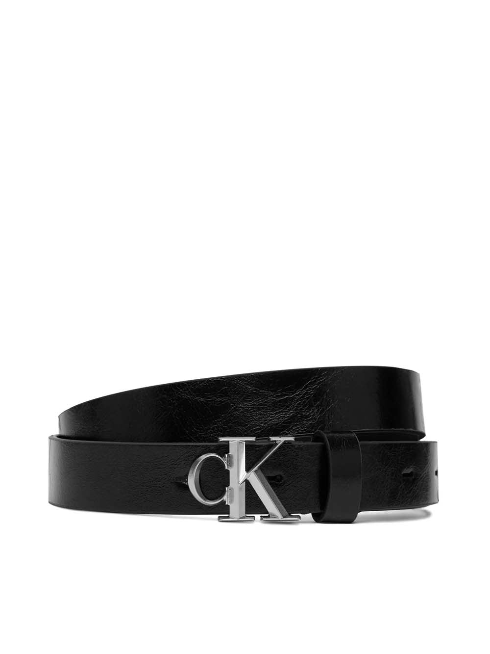 חגורה קלווין קליין Buckle Glossy Strap 25mm Belt נשים