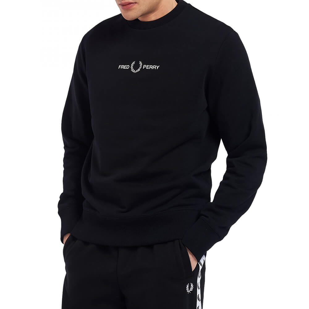 סווטשירט פרד פרי Embroidered גברים