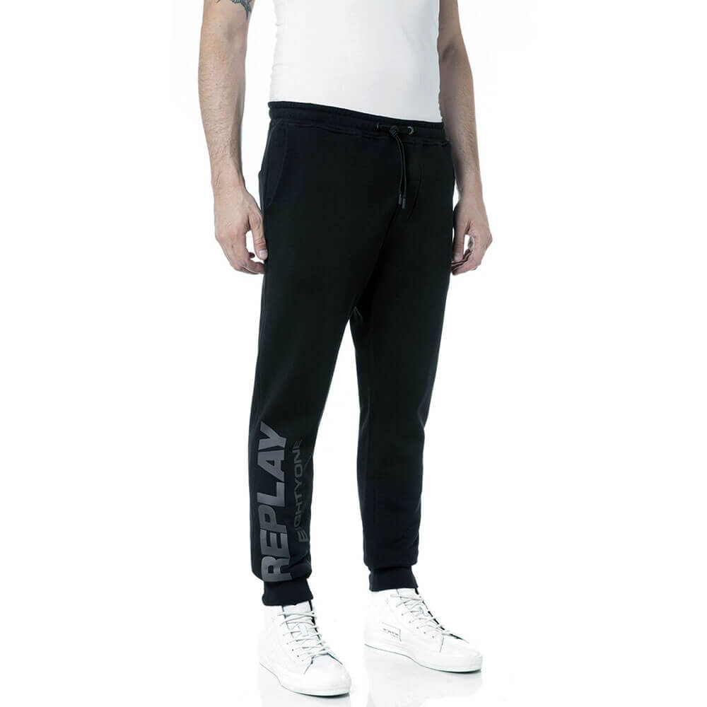 מכנס פוטר ריפליי עם תבליט לוגו גדול גברים