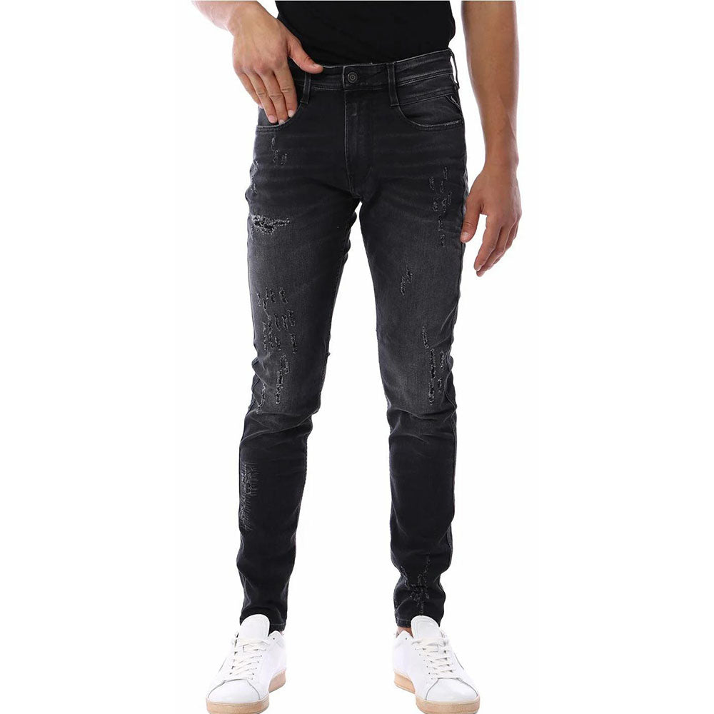 ג'ינס ריפליי סקיני עם שפשופים גברים