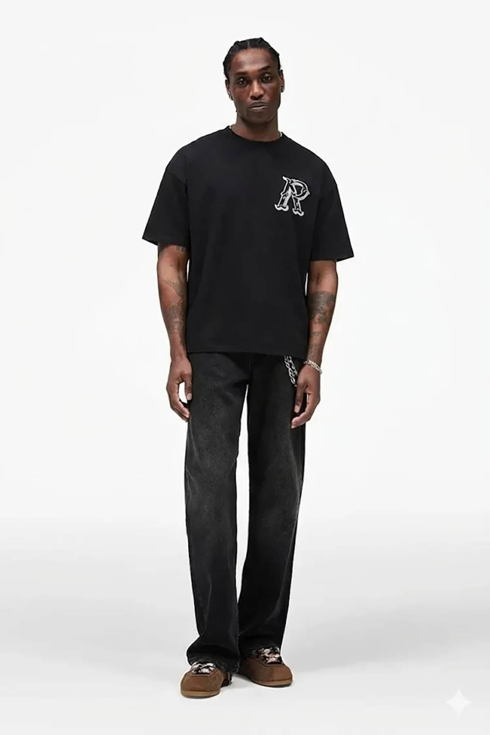 חולצת טישירט קצרה רפרזנט Western Initial גברים