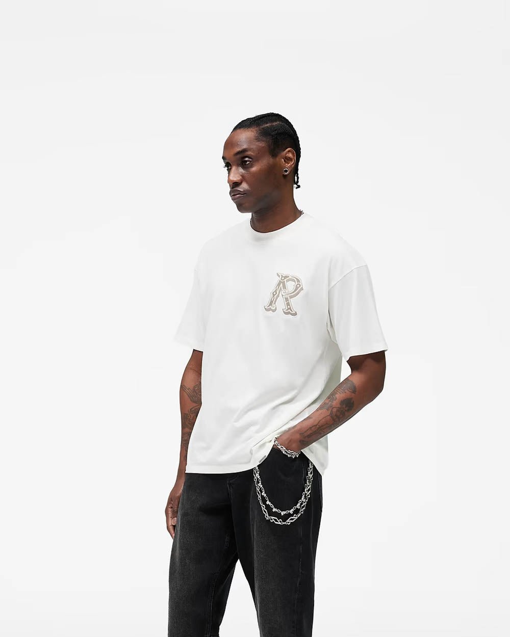 חולצת טישירט קצרה רפרזנט Western Initial גברים