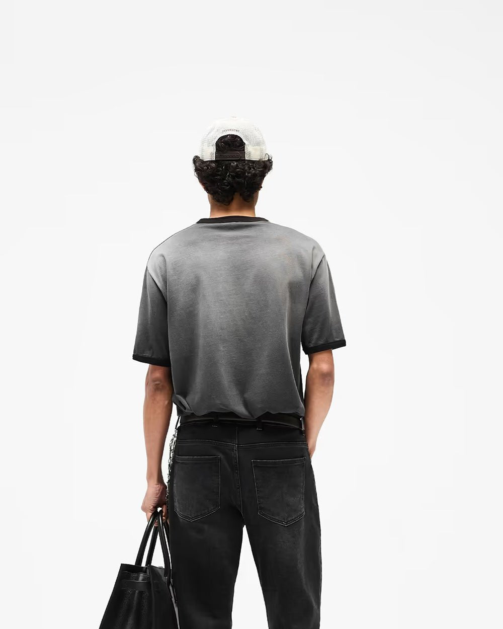 חולצת טישירט קצרה רפרזנט Ringer גברים