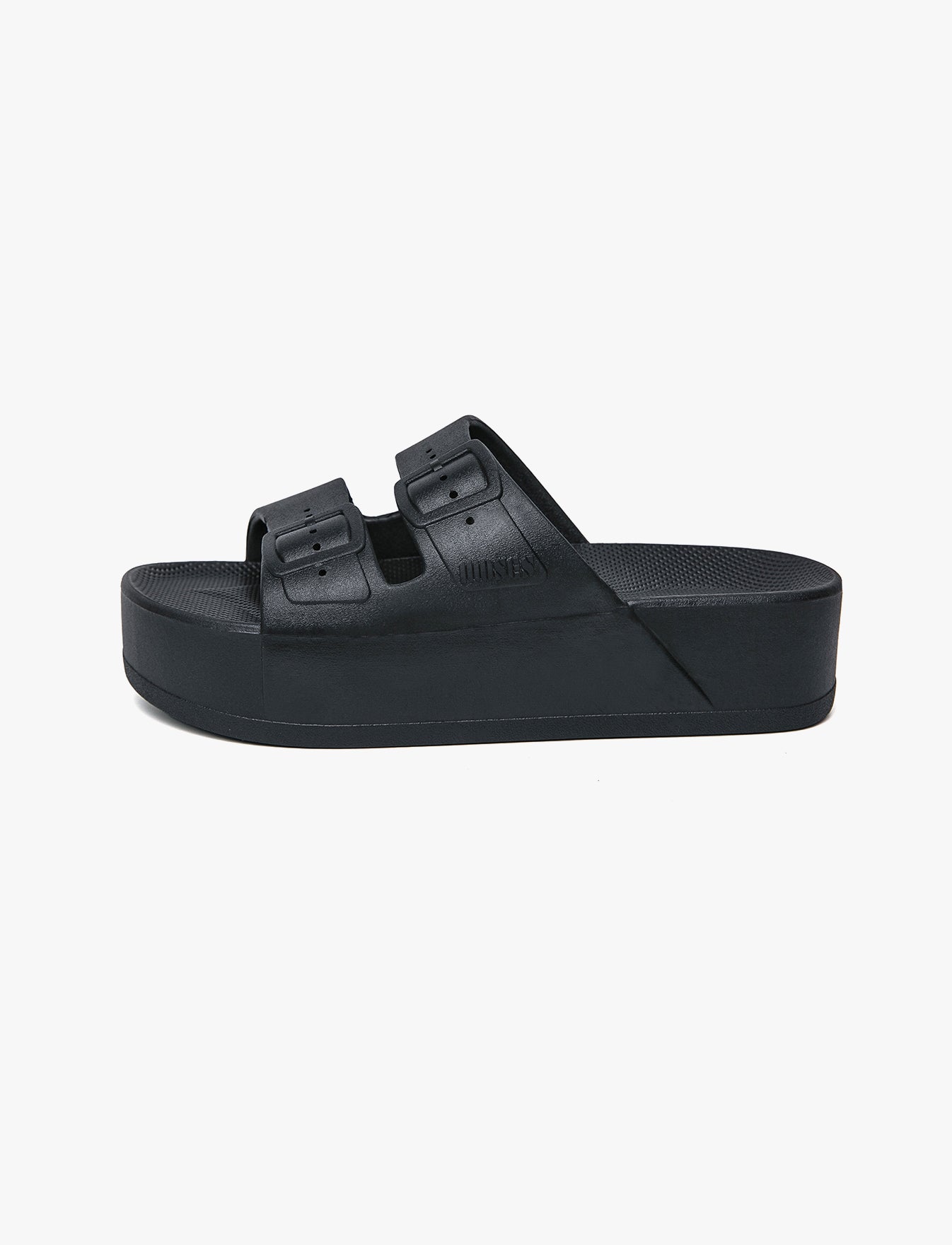 Freedom Moses High - כפכפי פלטפורמה לנשים מוזס בצבע שחור