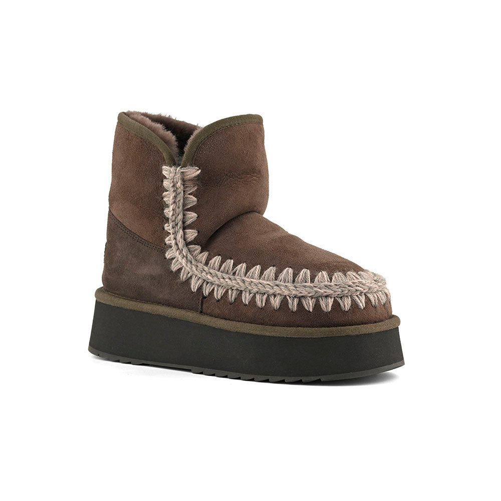 מגפי Mou Platform Boot Suede נשים