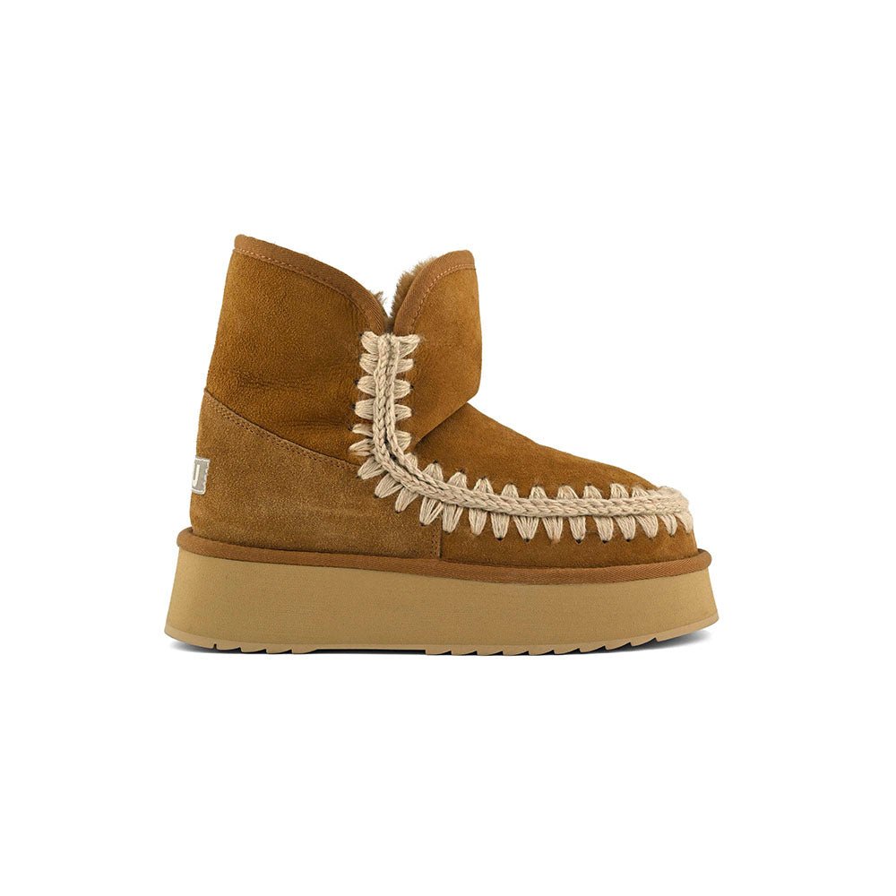 מגפי Mou Platform Boot Suede נשים - mou-FW681010A-COG-36