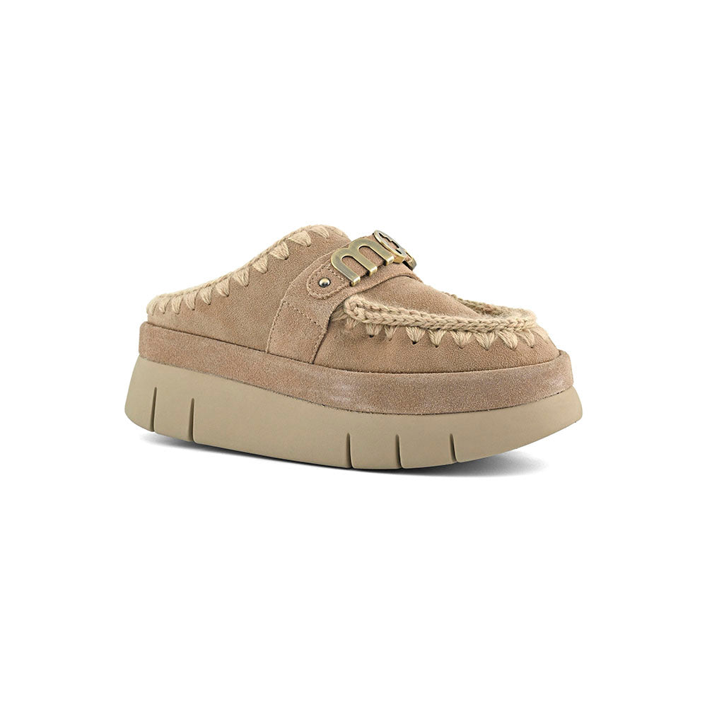 כפכפי Mou Bounce Welt Clog Suede נשים