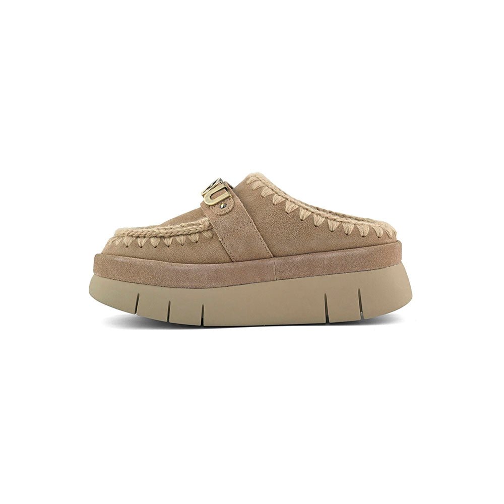 כפכפי Mou Bounce Welt Clog Suede נשים - mou-FW751001A-CAM-36