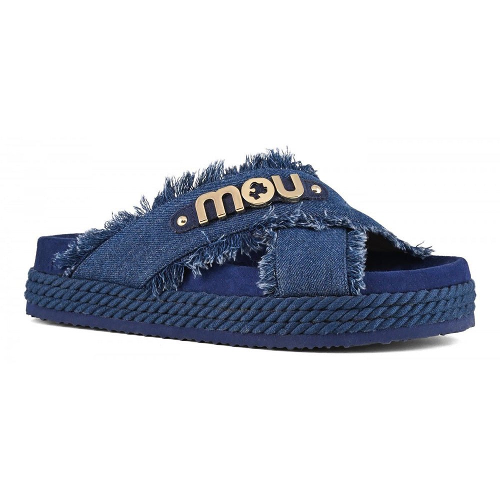 כפכפי Mou Criss-Cross Sandal נשים